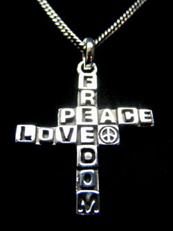 FREEDOM PEACE LOVE �N���X�E�l�b�N���XTypeC