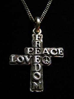 FREEDOM PEACE LOVE �N���X�E�l�b�N���XTypeB